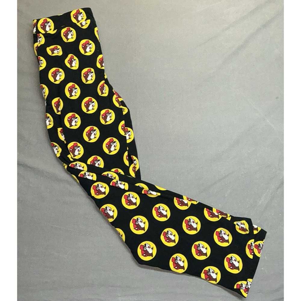 Buc-ees Pajama Pants Size Medium Unisex Lounge Drawstring  Elastic Waist Black
